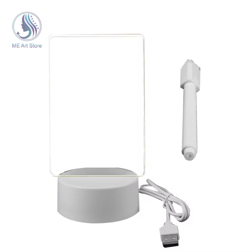 lampara led, mensajes de luz.