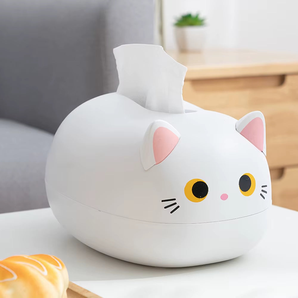 1PC Creative Cartoon Cute Simple Multi-Functional Storage Ornaments Tissue Box Pumping Paper Box Home Dining Room Coffee Table